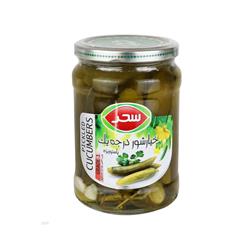خیار شور درجه یک 630 گرمی سحر