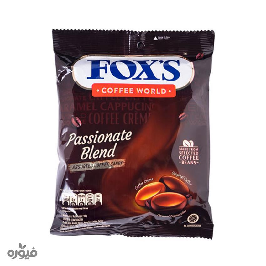 آبنبات با طعم قهوه 90 گرمی FOX'S