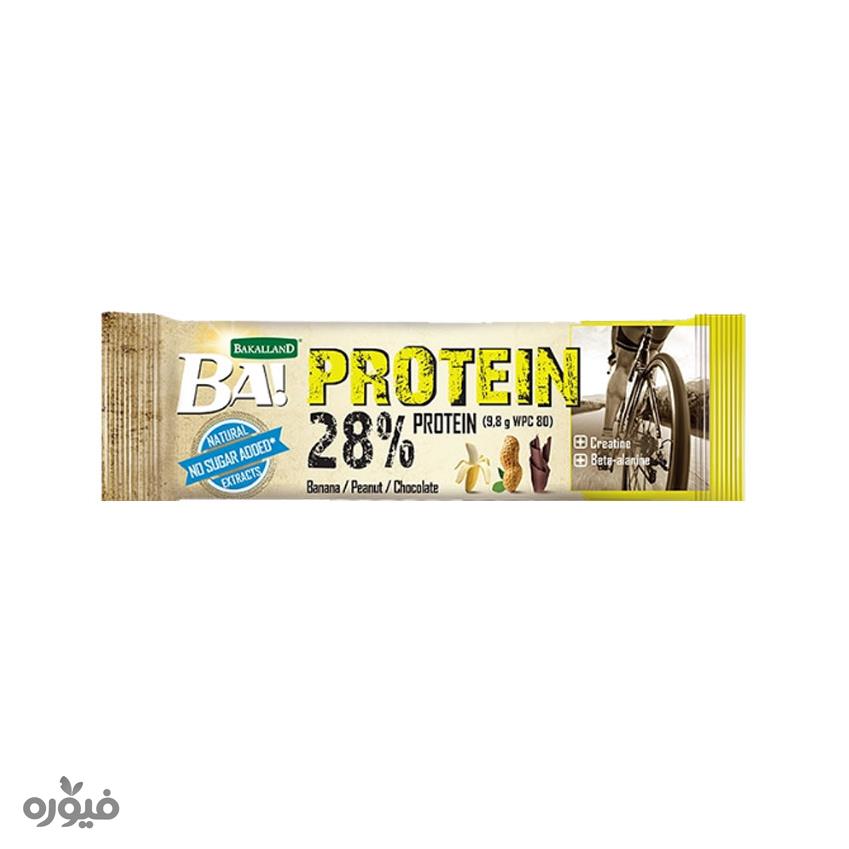 پروتئین بار موز و بادام زمینی 35 گرمی BA باکالند