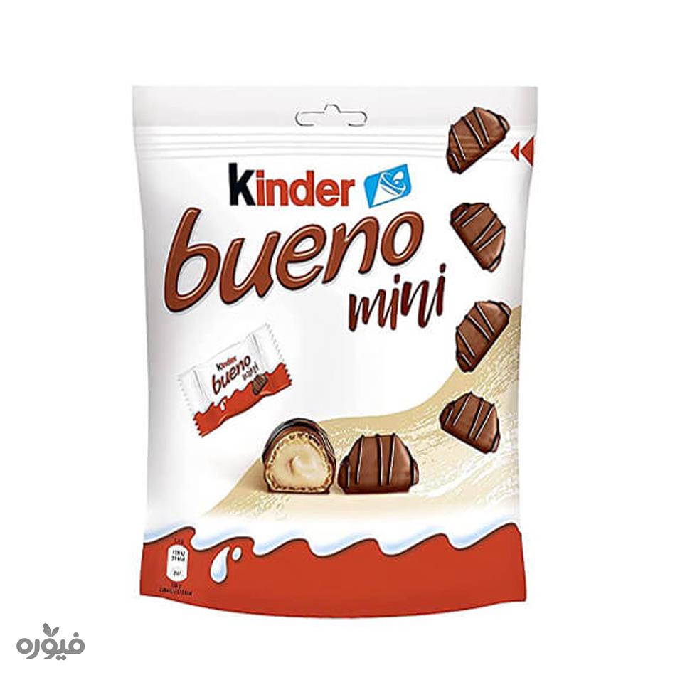 شکلات مغزدار پاکتی 18عددی 108گرمی KINDER BUENO MINI