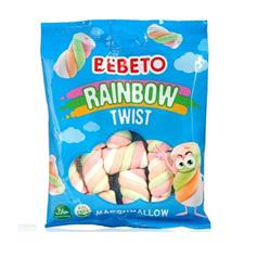 مارشمالو 275 گرمی آبی Bebeto Rainbow twist