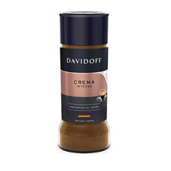 پودر قهوه اسپرسو فوری مدل crema intense  شیشه ای 90گرمی DAVIDOFF