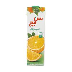آب پرتقال پالپ دار بدون شکر افزوده 1 لیتری سن ایچ