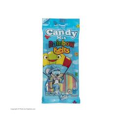 پاستیل رنگارنگ نواری 100گرمی candy mix