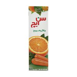 آبمیوه پرتقال و هویج 1 ایتری سن ایچ
